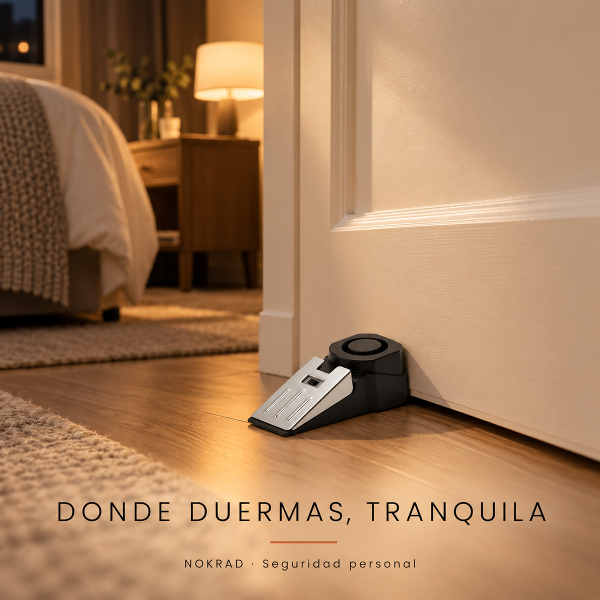Barrier™ Bloqueo de Puerta con Alarma 120dB